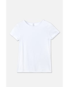 Комплект белых футболок для девочки 2 шт Playtoday long size