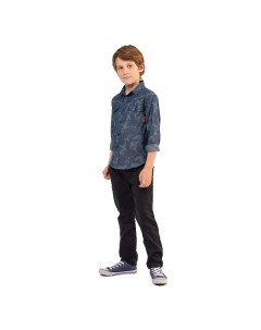 Сорочка джинсовая для мальчика Playtoday long size