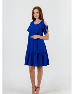 Платье штапельное Микелла синее рр Инсантрик