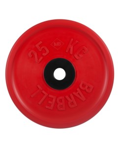 Диск олимпийский d51мм евро классик MB PltCE 25 25 кг красный Mb barbell