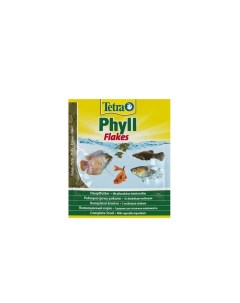Корм Phyll для всех видов рыб растительные хлопья 12 г саше Tetra