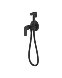 Гигиенический душ Rora RORBLR0M08 со смесителем черный матовый Milardo