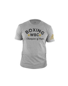 Футболка Boxing Tee WBC Champion Of Hope серая Adidas