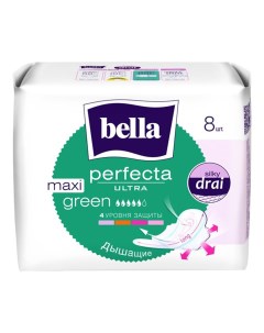 Прокладки женские Perfecta Ultra Maxi Green 8 шт BE 013 MW08 037 Bella