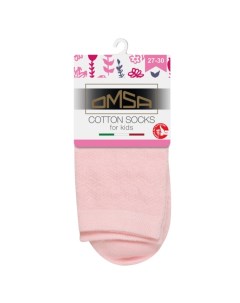 Носки детские для девочки 80 хлопок Calzino розовые р 31 34 22A01 Omsa