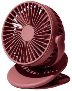 Портативный вентилятор на клипсе clip electric fan 3 Speed Type C F3 Pink розовый Solove