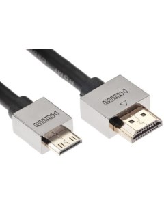 Кабель HDMI 19M MiniHDMI 19M ver 2 0 3D Ethernet 1m метал разъемы VCOM CG506AC 1M Vcom telecom