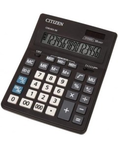 Калькулятор настольный BUSINESS LINE CDB1601BK 205x155 мм 16 разрядов двойное питание Citizen