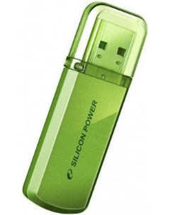 Внешний накопитель 8GB USB Drive USB 2 0 Helios 101 Green Silicon power