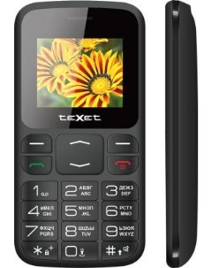 Мобильный телефон TM B208 черный 1 77 Bluetooth Texet