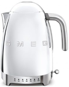 Чайник электрический KLF04SSEU 2400 Вт серебристый 1 7 л металл Smeg