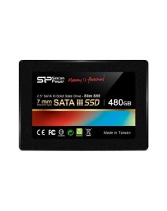 Твердотельный накопитель SSD 2 5 480 Gb Slim S55 Read 555Mb s Write 500Mb s TLC SP480GBSS3S55S25 Silicon power