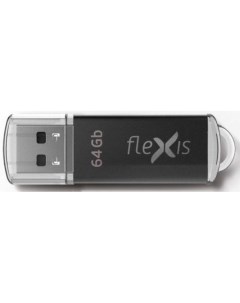 Флешка 64Gb RB 108 USB 3 0 черный Flexis