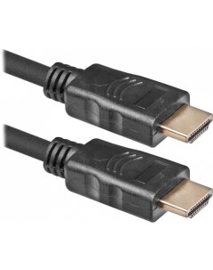 Кабель HDMI 20м HDMI 67 круглый черный 87357 Defender