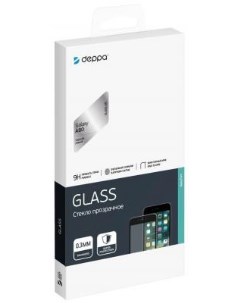 Защитное стекло 3D Full Glue для Samsung Galaxy A80 2019 0 3 мм черная рамка Deppa