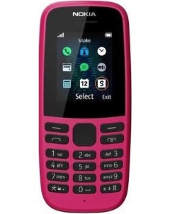 Мобильный телефон 105 DS розовый Nokia
