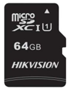 Карта памяти microSDHC 64Gb HS TF C1 STD Hikvision