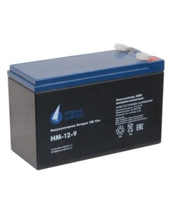 Парус электро Аккумуляторная батарея для ИБП HM 12 9 AGM 12В 9 0Ач клемма F2 Parus-electro