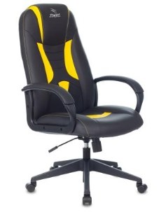 Кресло для геймеров 8 чёрный жёлтый Zombie