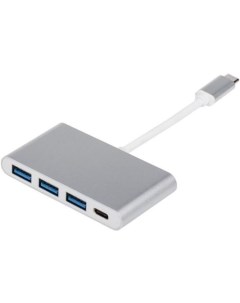 Адаптер USB Type C USB 3 0 0 10м AT2808 круглый серый Atcom