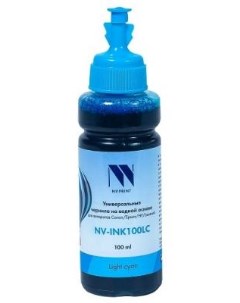 Чернила NV INK100 Light Cyan универсальные на водной основе для аппаратов Epson 100ml Китай Nv print