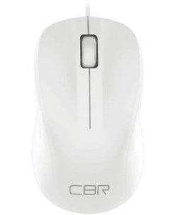 Мышь проводная CM 131c белый USB Cbr
