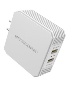 Сетевое зарядное устройство UA42Q 2 х USB 2 1A белый Nitecore