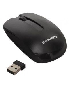Мышь беспроводная M 3032 чёрный USB Sonnen