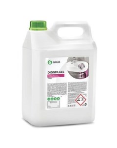 Чистящее средство для прочистки канализационных труб DIGGER GEL 5 3 кг Grass