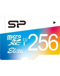 Флеш карта microSD 256GB Elite microSDHC Class 10 UHS I SD адаптер Colorful Silicon power