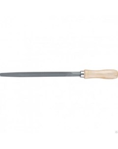 Напильник 16026 200мм трехгранный деревянная ручка Сибртех