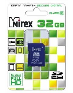 Флеш карта SD 32GB SDHC Class 10 Mirex