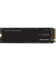 Накопитель SSD WD Original PCI E x4 500Gb WDS500G1X0E Black SN850 M 2 2280 Western digital