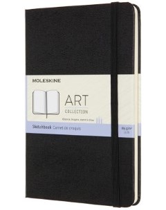 Блокнот для рисования ART SKETCHBOOK ARTQP054 Medium 115x180мм 88стр твердая обложка черный Moleskine