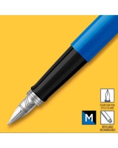 Ручка перьевая перьевая F60 синий черный M Parker