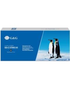 Картридж струйный GG C13T965140 черный 187мл для Epson WorkForce Pro WF M5299DW M5799DWF M5298DW G&g