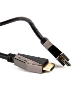 Кабель HDMI 1 5м CG860 1 5M круглый черный Vcom telecom