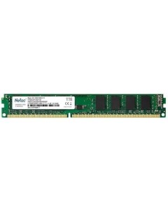 Оперативная память для компьютера 8Gb 1x8Gb PC3 12800 1600MHz DDR3L DIMM CL11 Basic NTBSD3P16SP 08 Netac
