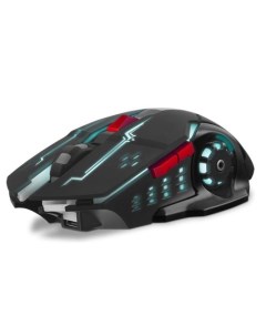 Игровая беспроводная мышь RX G930W чёрная 2 4 Ггц 6 кнопок 1600 dpi USB Soft Touch RGB подсветка Sven