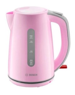 Чайник электрический TWK7500K 2400 Вт розовый 1 3 л пластик Bosch