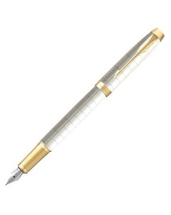 Ручка перьев IM Premium F318 CW2143649 Pearl GT F сталь нержавеющая подар кор кругл 1 ручка Подарочн Parker