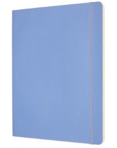 Блокнот CLASSIC SOFT QP623B42 XLarge 190х250мм 192стр нелинованный мягкая обложка голубая гортензия Moleskine
