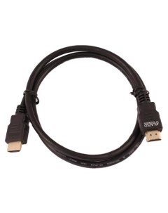 Кабель HDMI 1м WH 111 круглый черный Lazso