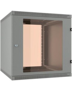 Шкаф 19 настенный 15U 600x650 дверь стекло металл серый NT WALLBOX LIGHT 15 66 G Nttelecom