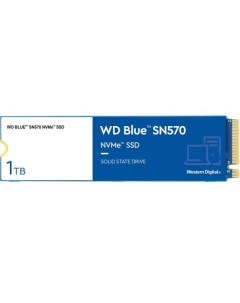 Твердотельный накопитель SSD M 2 1 Tb Blue SN570 Read 3500Mb s Write 3000Mb s 3D NAND TLC Western digital