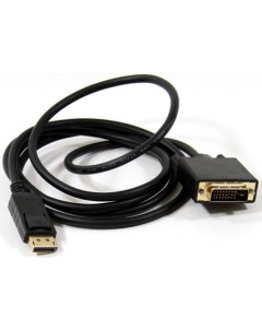 Кабель DVI DisplayPort 1 8м CG606 1 8M круглый черный Vcom telecom