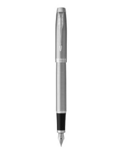 Ручка перьев IM Essential F319 2143635 Brushed Metal CT F сталь нержавеющая подар кор Parker