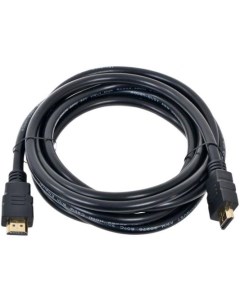 Кабель HDMI 1 5м ACG711 1 5M круглый черный Aopen