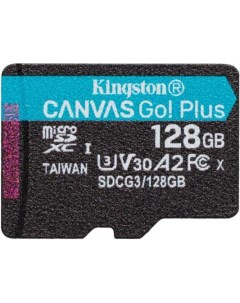 Флеш карта microSDXC 128Gb UHS II Class U3 V30 A2 чтение 170Мб с запись 90Мб с без адаптера SDCG3 12 Kingston