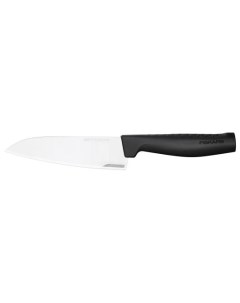 Нож кухонный Hard Edge 1051749 стальной разделочный лезв 135мм прямая заточка черный Fiskars
